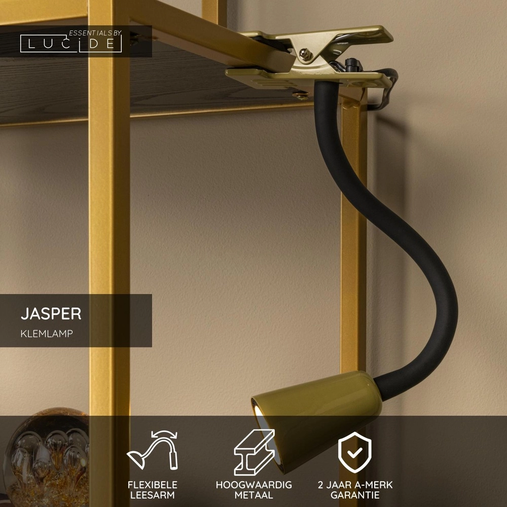 Lampe à pince Jasper Vert Lucide 5411212650290