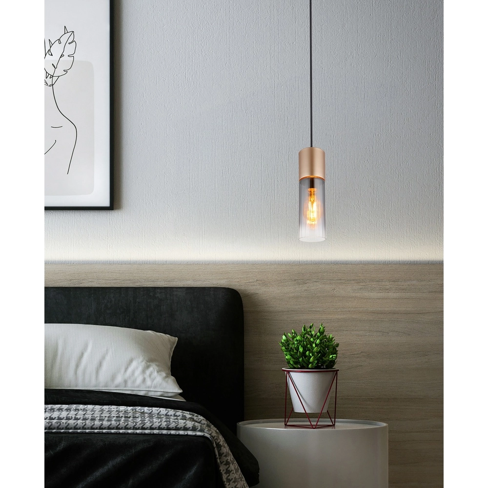 Lampe suspendue Annika Conception marron Globo 9007371525904