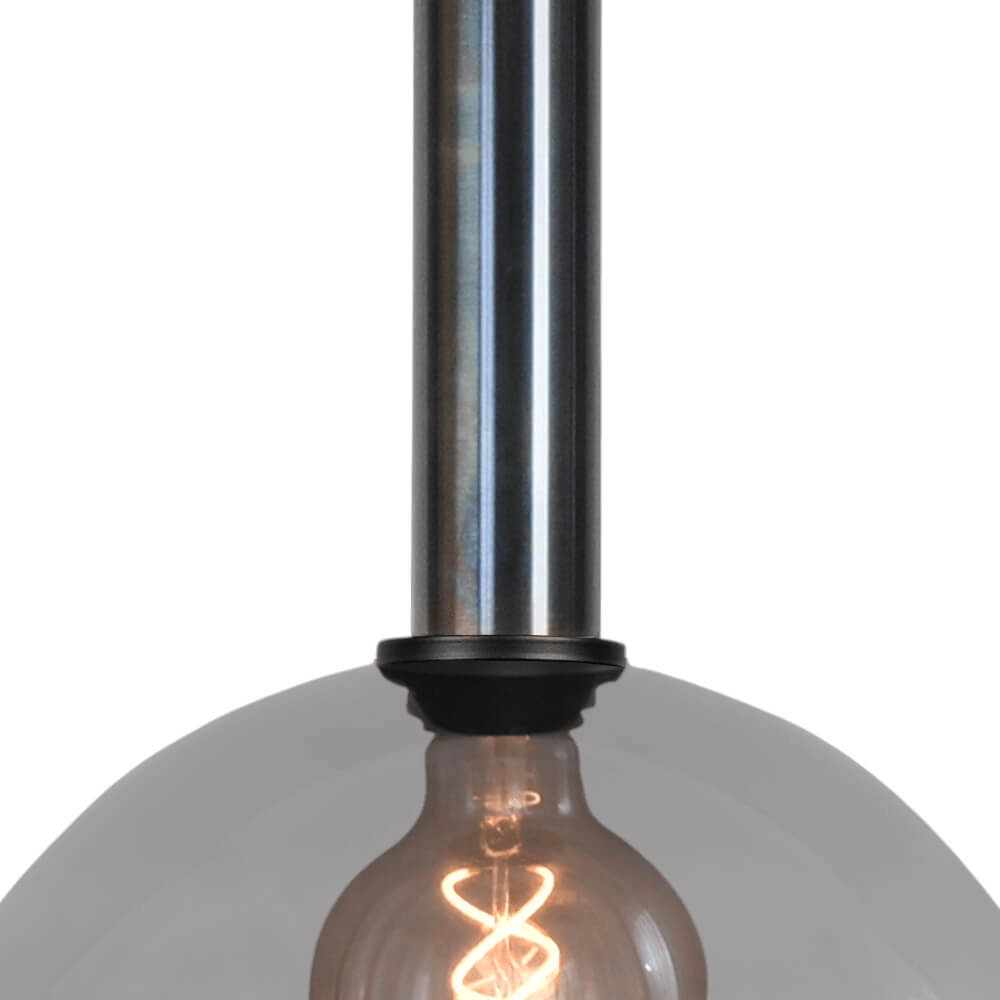 Lampe suspendue Ø 30cm Bella 2 Huile tachetée avec verre fumé Masterlight 8718121334226