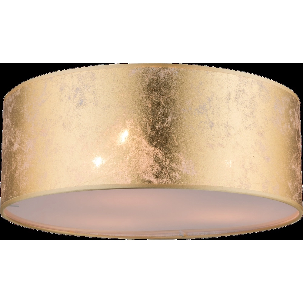 Lampe de plafond Amy Nickel avec bouchon en or