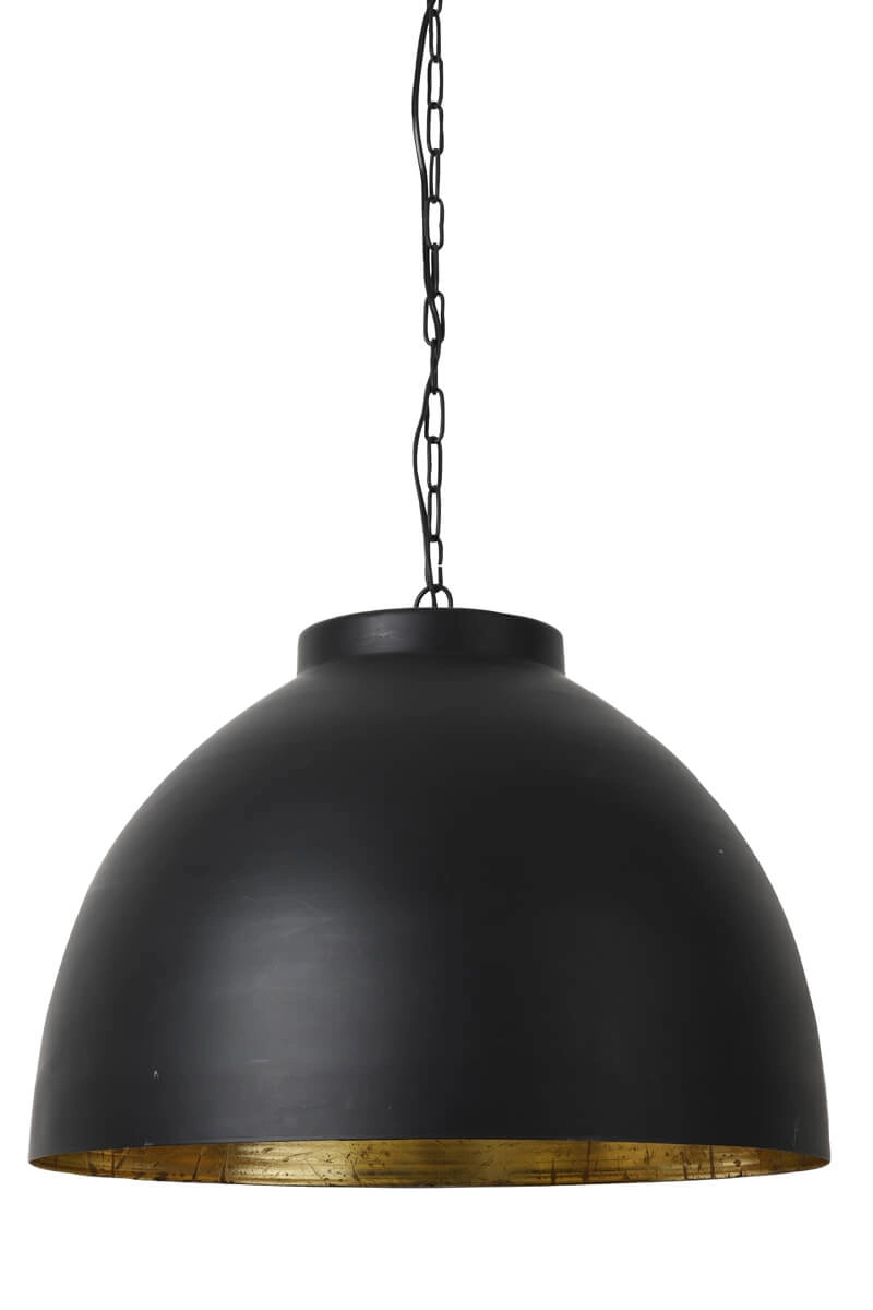 Lampe suspendue Country Kylie noir Ø 60cm Light & Living 8717807108922
