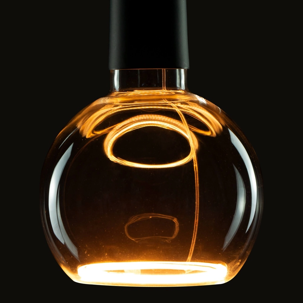 Source lumineuse de conception Floating transparent - 4,5W - E27 - 240lm - 2200K - Ø 12,5cm