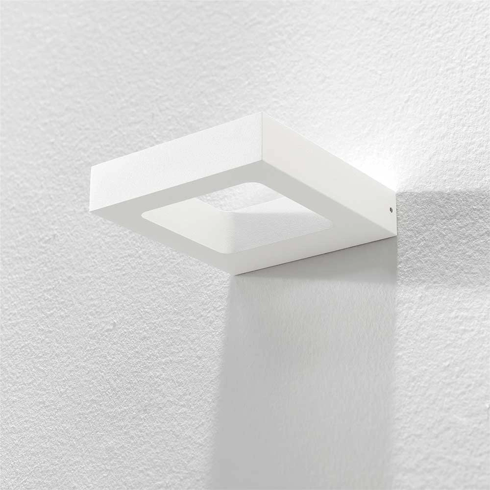 Projecteur de façade à LED Carre 13 cm - blanc Artdelight 8719831733378