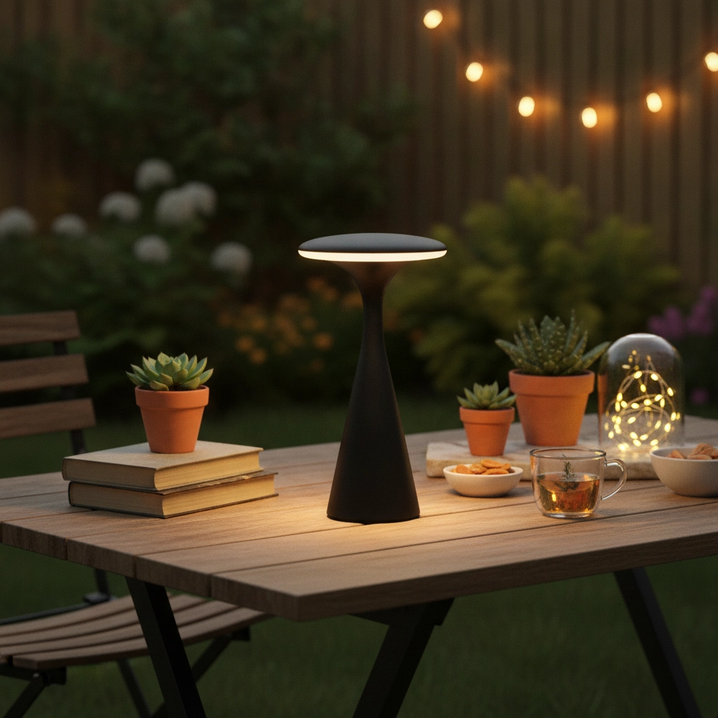 Lampe de table design Grigio noir