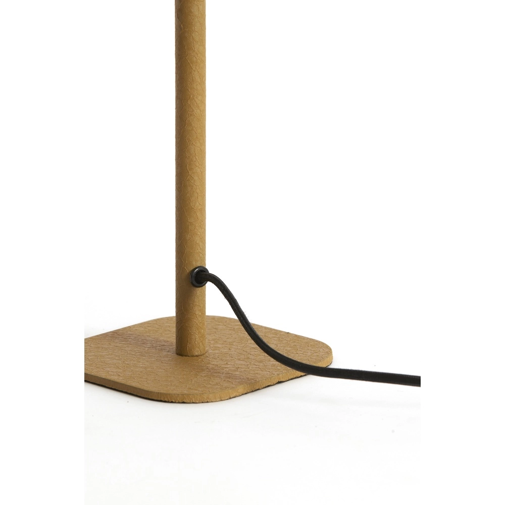 Lampe de chevet Elenie 13x13cm - jaune ocre mat Light & Living 8717807818654