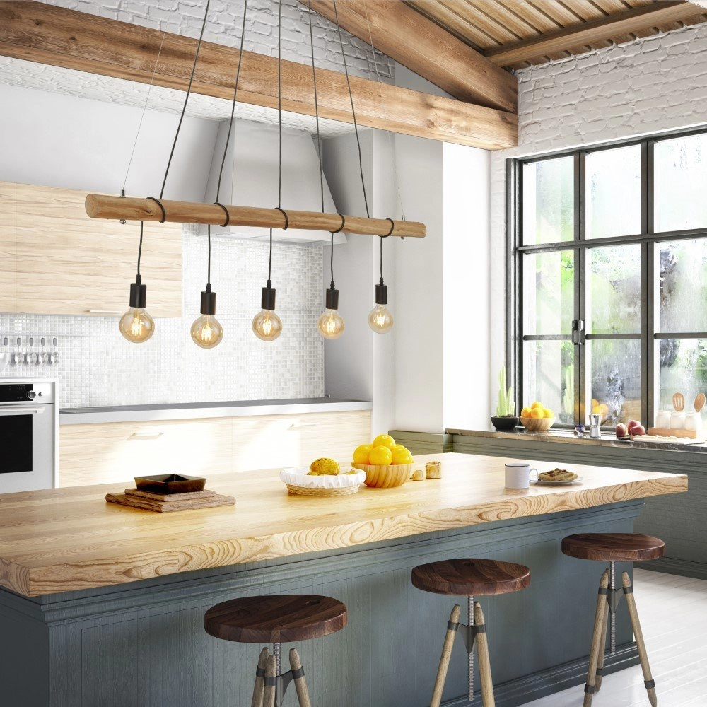 Suspension de salle à manger à 5 lumières Damian Just Light 4043689956806