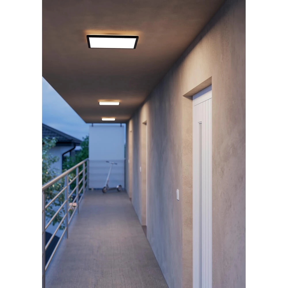 Plafonnier Minerario 39 x 39cm noir Eglo 9008606313594