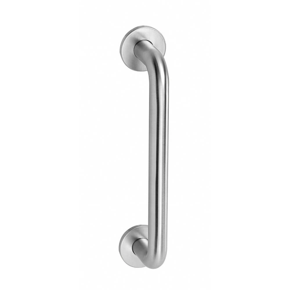 Poignée Gripon sur rosace en acier inoxydable 27,5cm