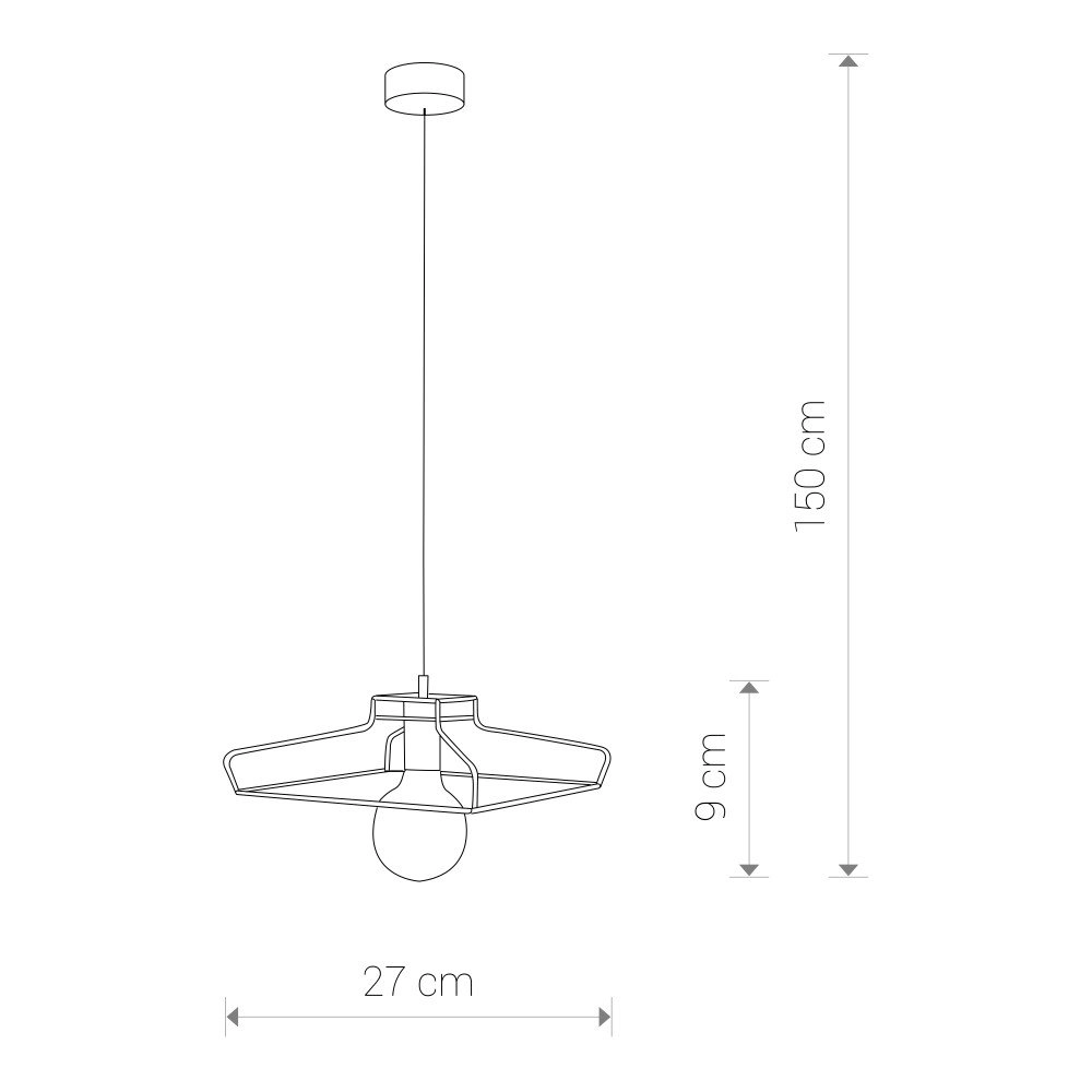Lampe suspendue Fiord Ø 27cm Lyora 5903139966795