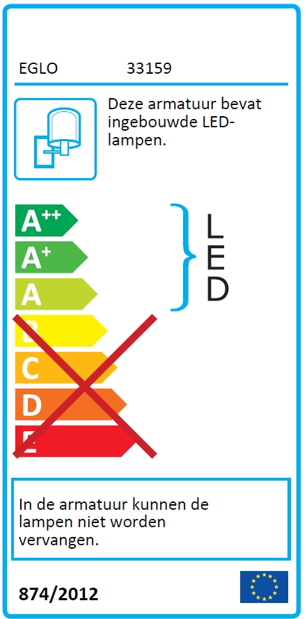 Spot LED Faedo 3 - 50w avec capteur de mouvement Eglo 9002759331597