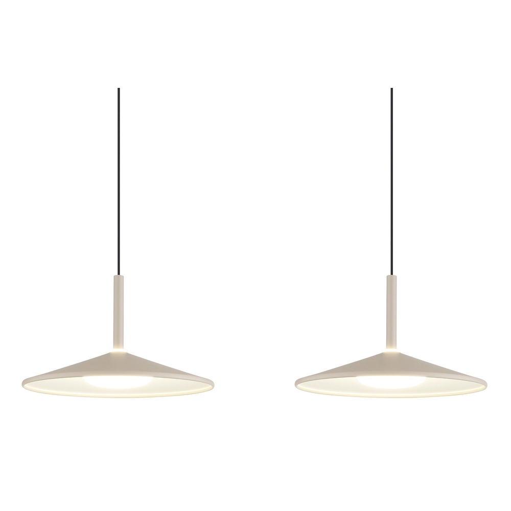 Suspension 3 lumières Lampone Design brun sable Globo 9007371572366