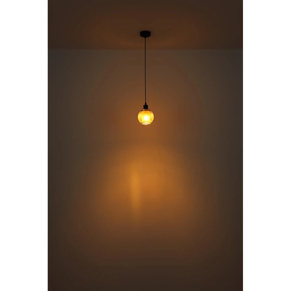 Suspension Zumba verre vert Ø 15cm Globo 9007371458813