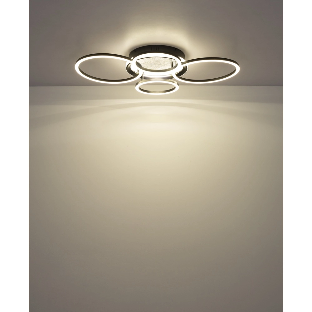 Lampe de plafond à design Alvis Noir Globo 9007371586363
