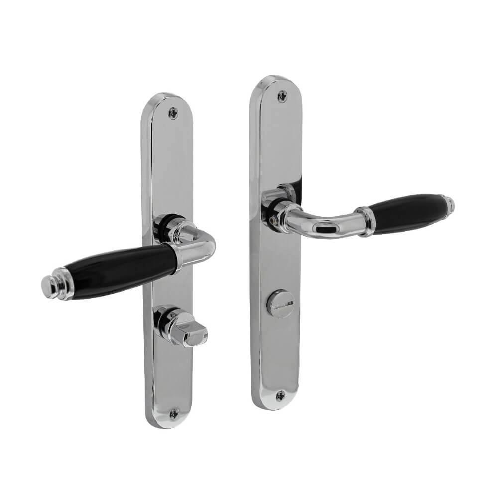 Poignée Courgette Fermeture ovale du WC 63/8 chrome