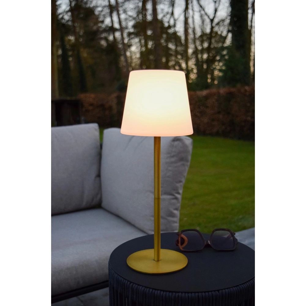 Lampe de table rechargeable Tyon Or Lucide 5411212134738