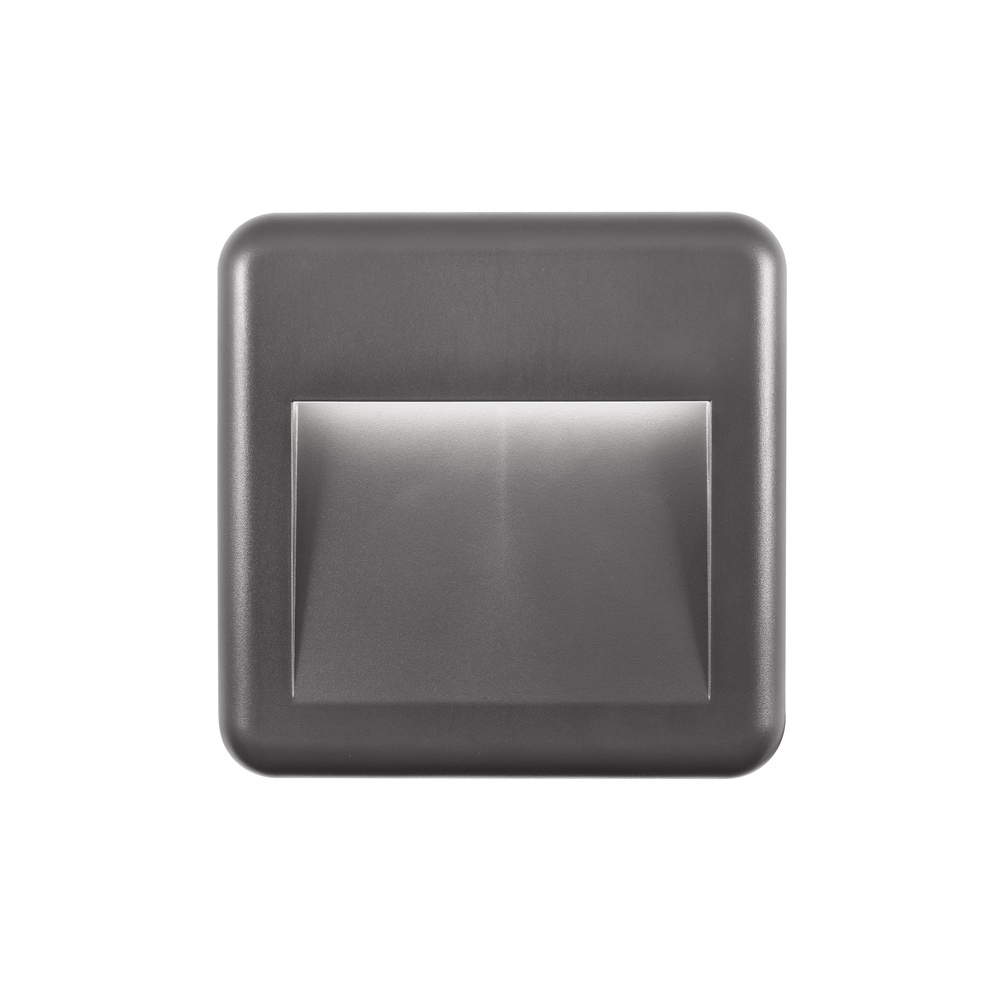Applique murale carrée Pulsar gris 14cm Applique murale carrée Pulsar gris 14cm