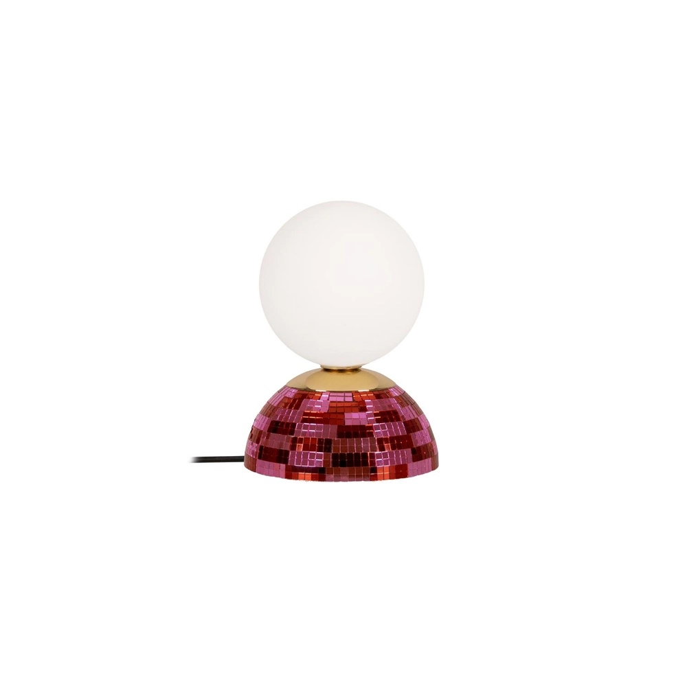 Lampe de table Glitzer rose
