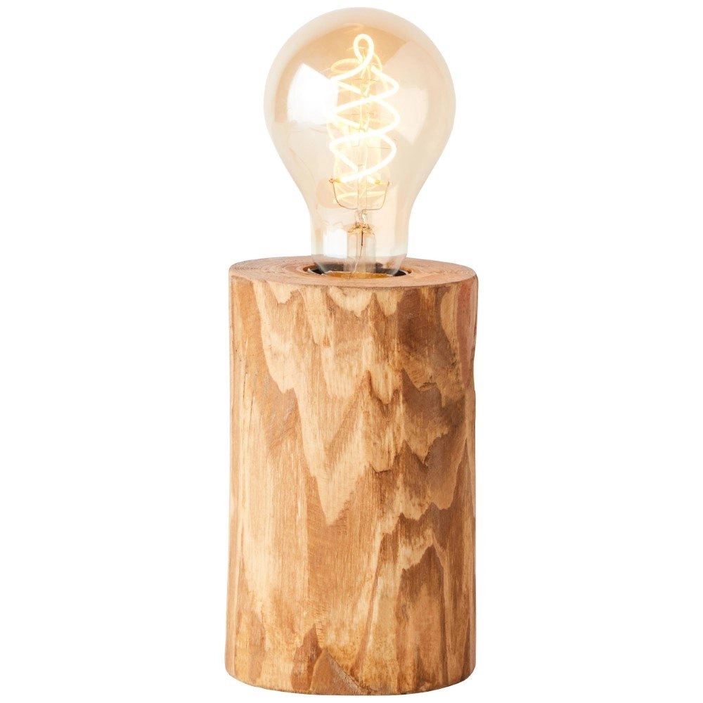Lampe de table en bois Trabo 15cm bois marron Lampe de table en bois Trabo 15cm bois marron