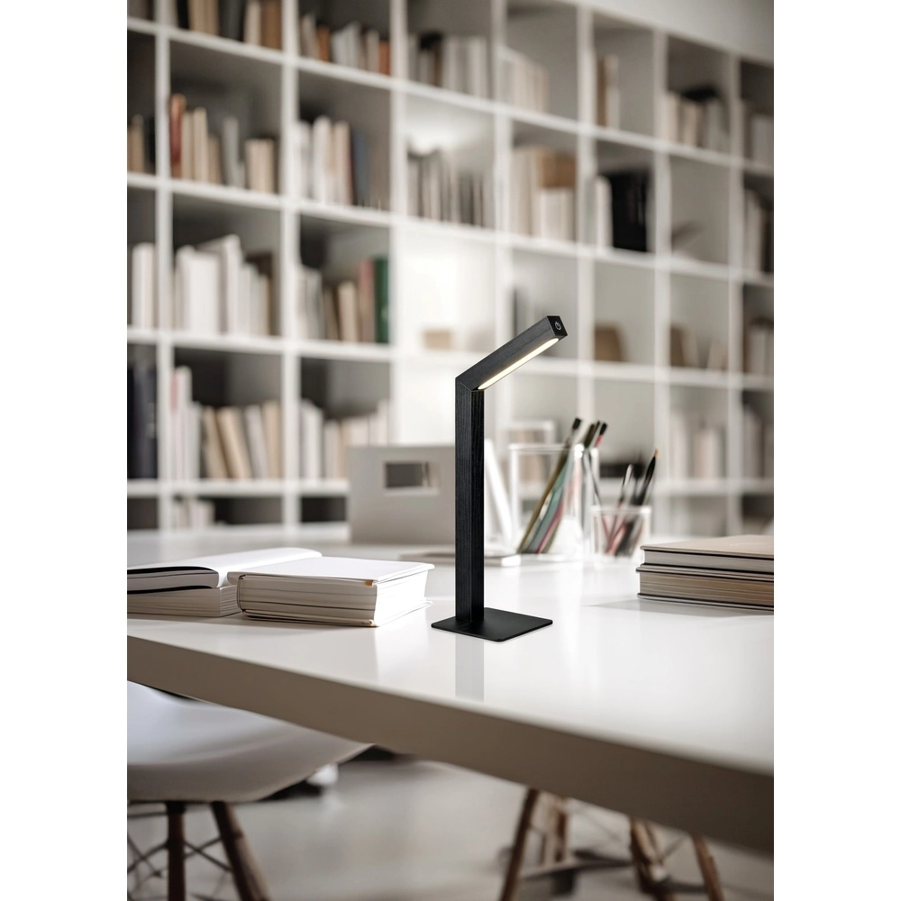 Lampe de table design Skip Noir rechargeable Trio 4017807643473
