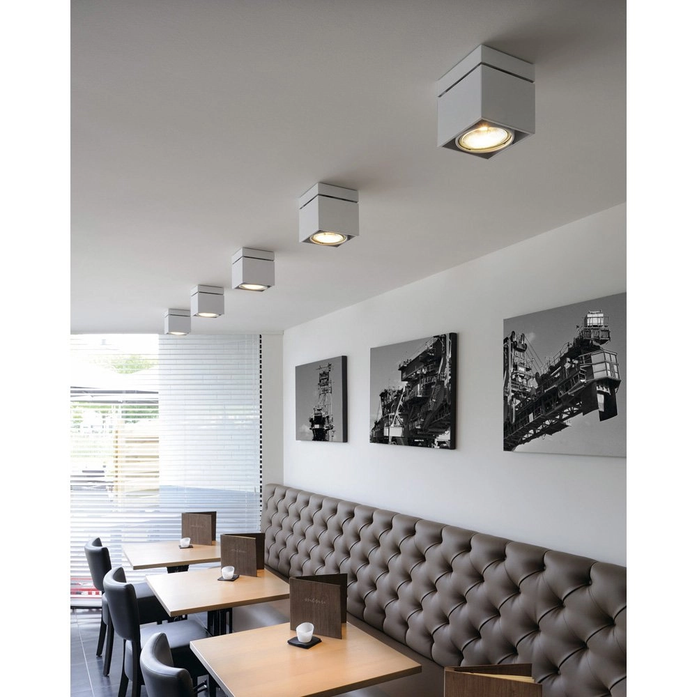 Spot de plafond Kardamod Surface Square ES111 blanc SLV 4024163131681