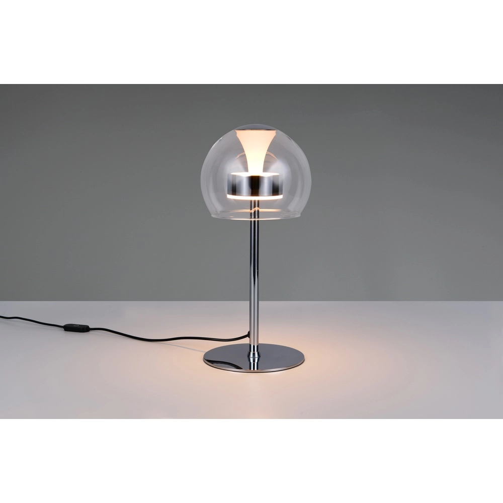 Lampe de table Flynt chrome Trio 4017807671032