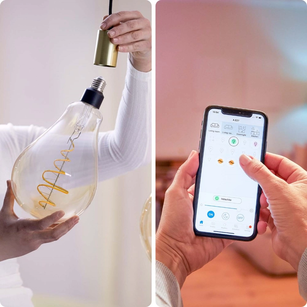 Ampoule de lampe Goldline 6,5W - E27 - Led WiZ 8718699786854