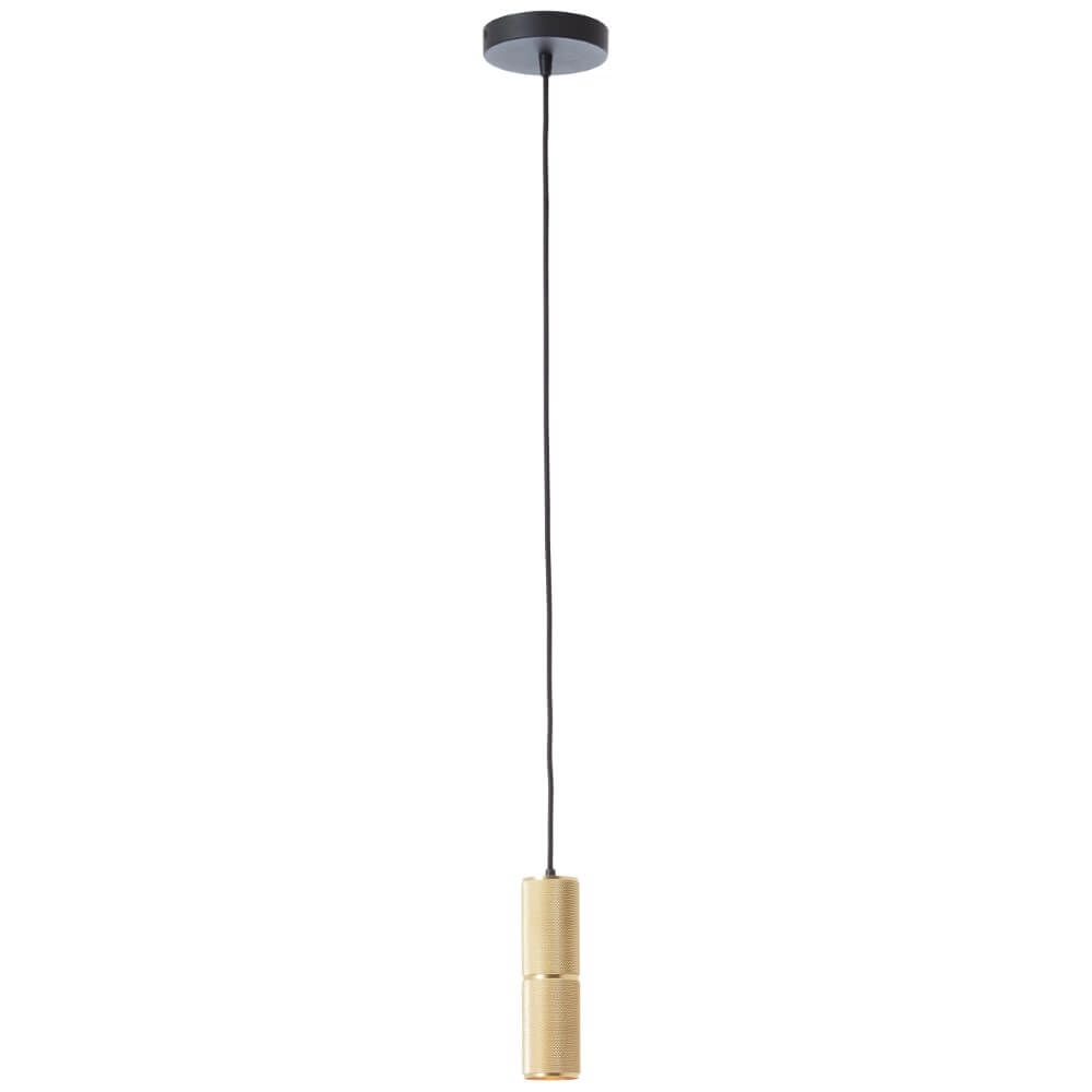 Lampe suspendue dorée Marty 1 lumière Lampe suspendue dorée Marty 1 lumière