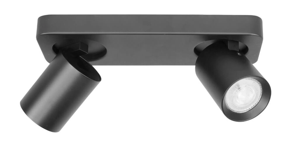 Spot double en saillie Oliver noir mat Spot double en saillie Oliver noir mat