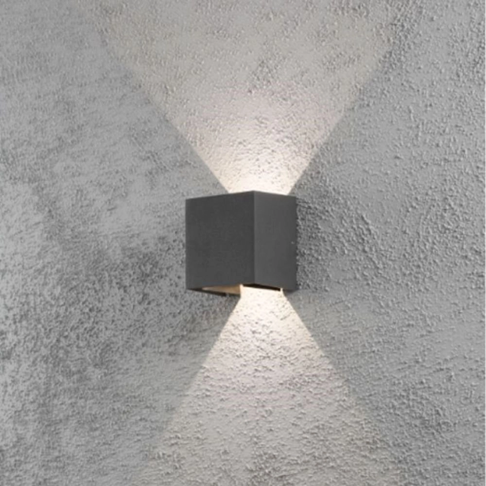 LED lampe d'extérieur Cremona Up - Down 2x3w - 3000K 13,5cm anthracite KonstSmide 7318307959376