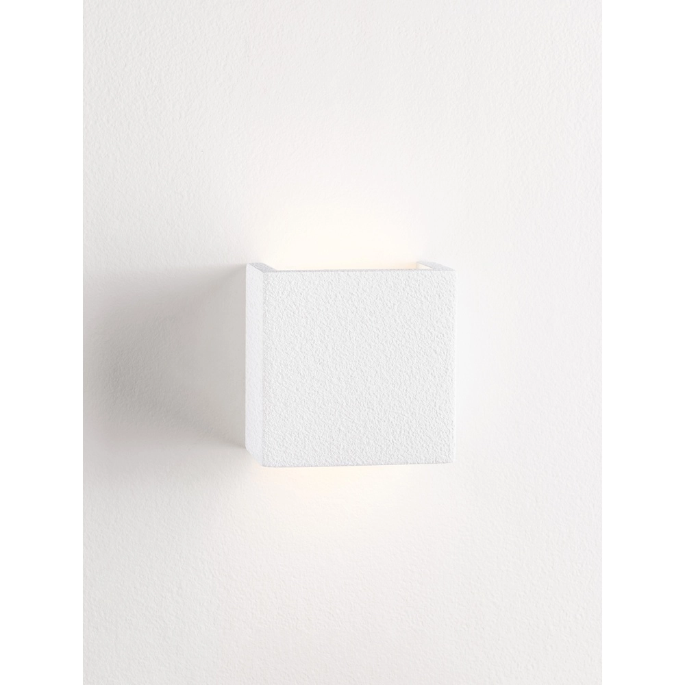 Applique murale carrée Sensia blanc 12,5 cm Lyora 5212017479259