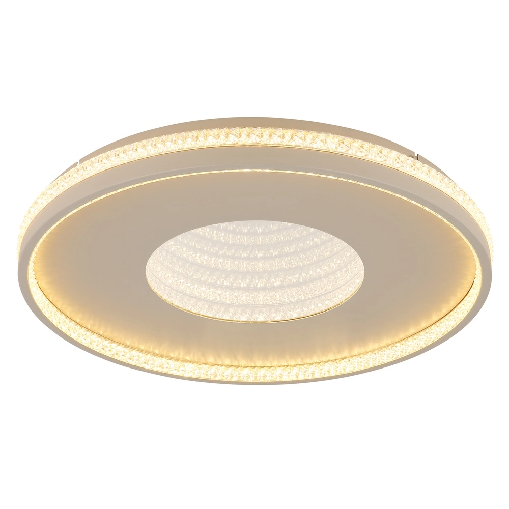 Plafonnier design Shirley brun sable Ø 50,5cm Globo 9007371578351