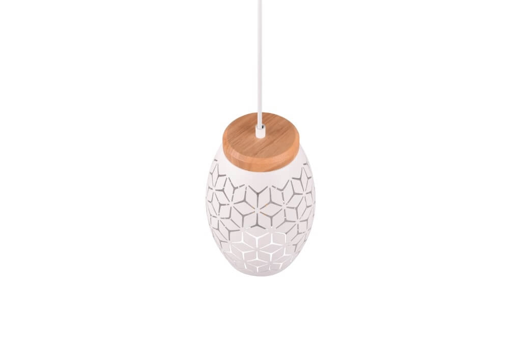 Lampe suspendue blanche Bidar conception