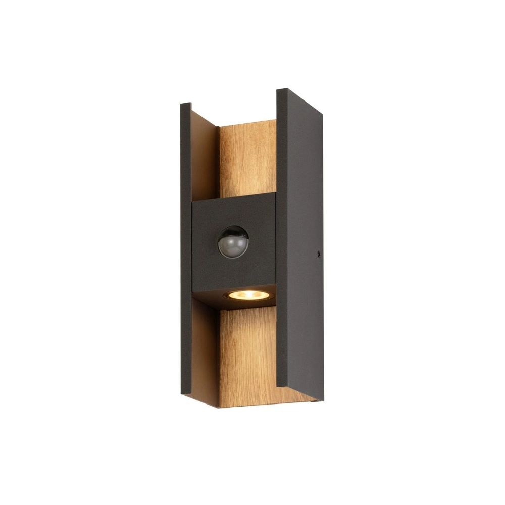 Spot mural Flatt anthracite avec capteur
