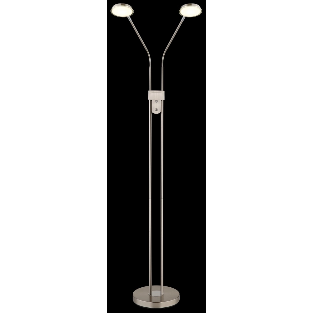 Lampe de lecture double Silvio nickel Globo 9007371592364