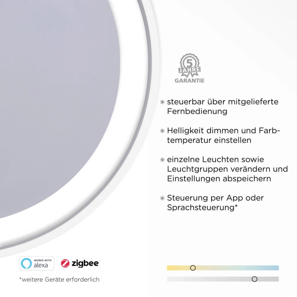 Plafonnier Q-Vito Ø 59cm en métal Paul Neuhaus 4012248333877