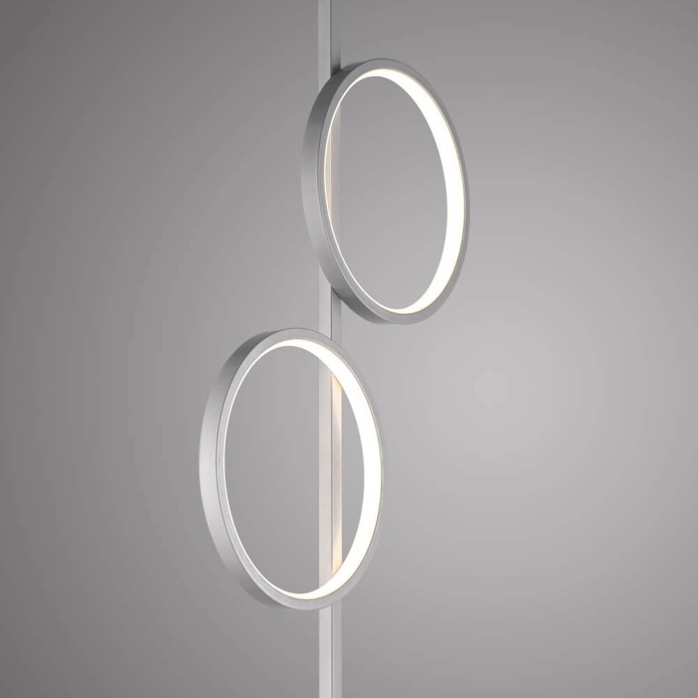 Lampadaire Mini Ritus argent Just Light 4043689002091