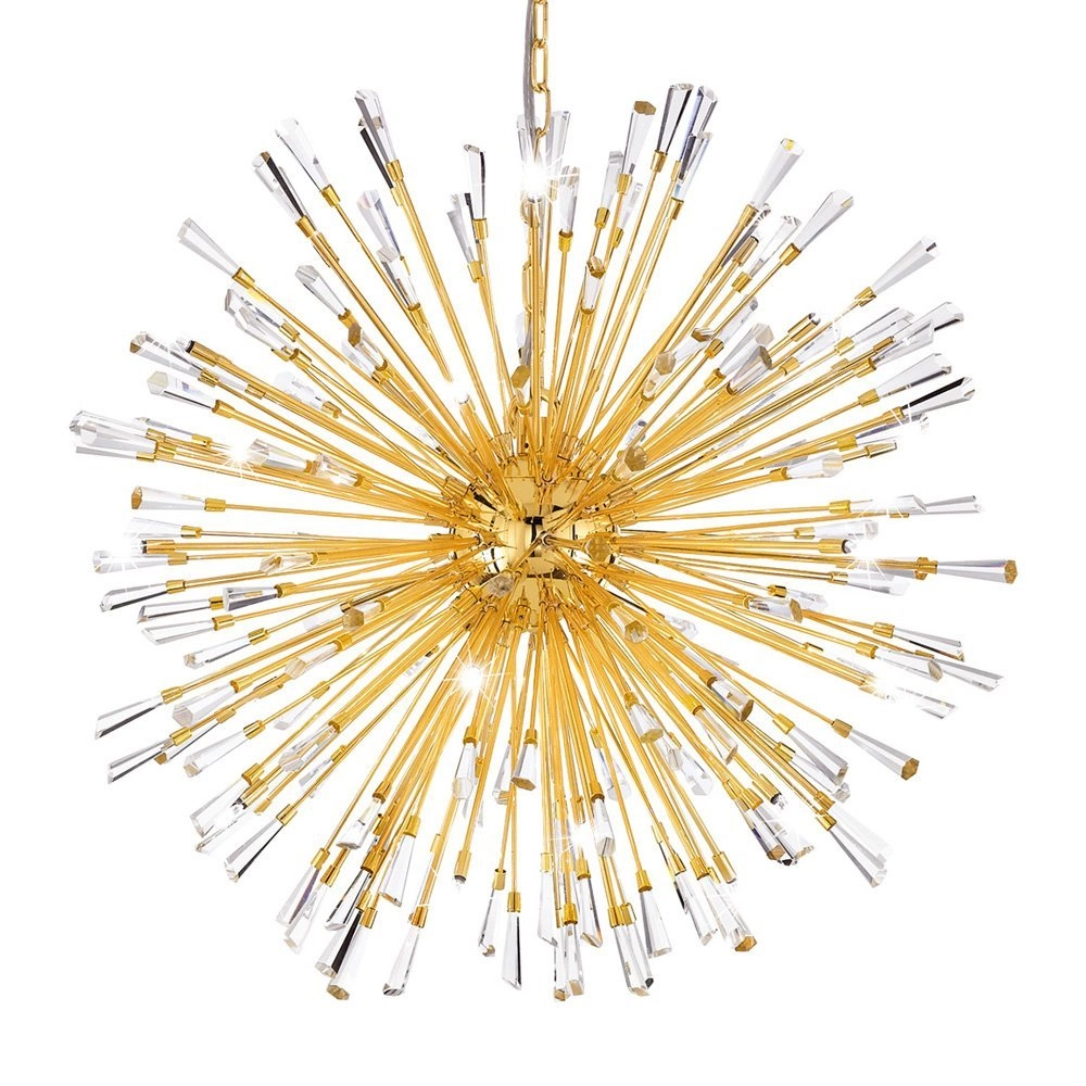 Lampe à suspension Vivaldo 1 68 cm d'or Stars of Light 9002759392550