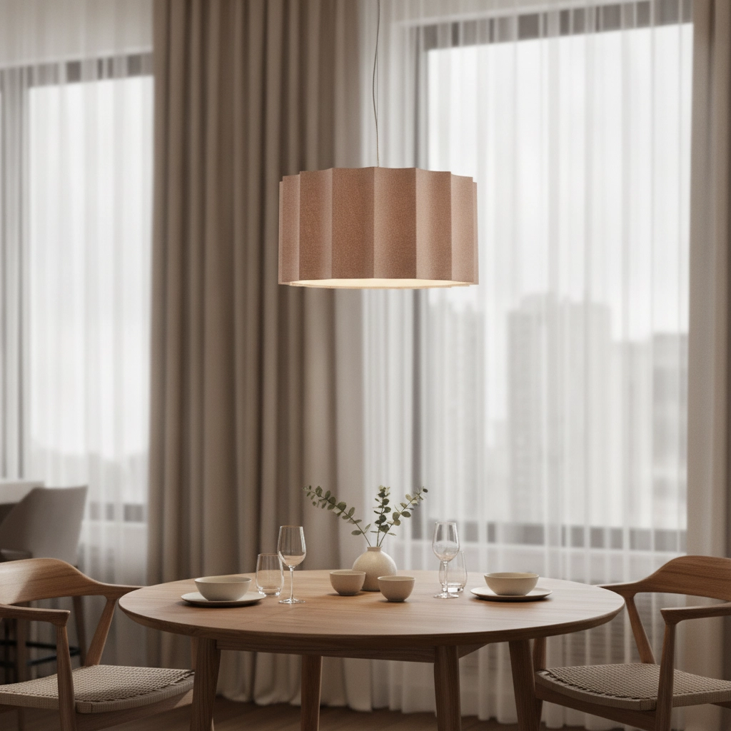 Lampe pendante de conception Alve brun café Ø 45cm
