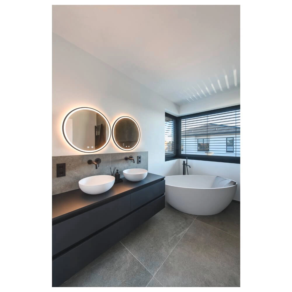 Applique miroir Trukko Noir - Ø 60cm SLV 4024163274760