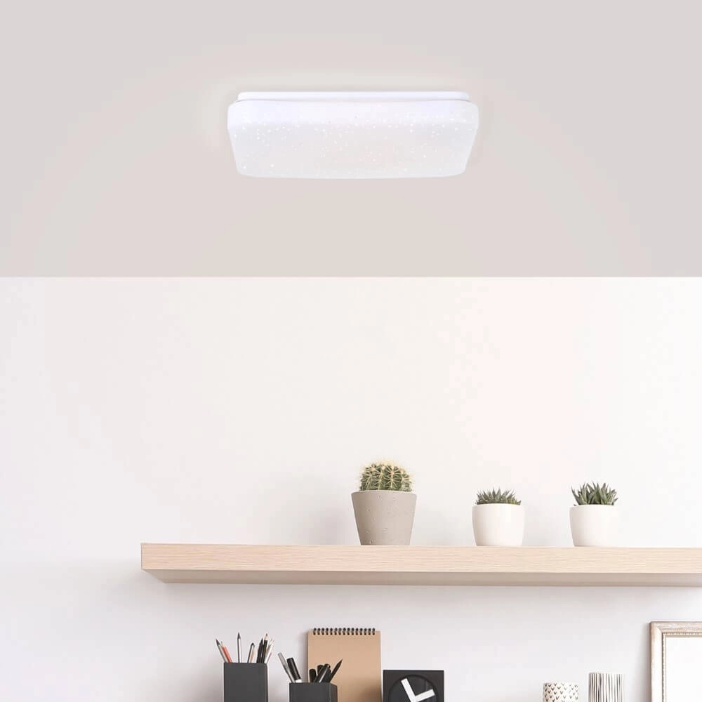 Plafonnier Farica Starry 28cm - 4000K avec fonction étoile Brilliant 4004353410451