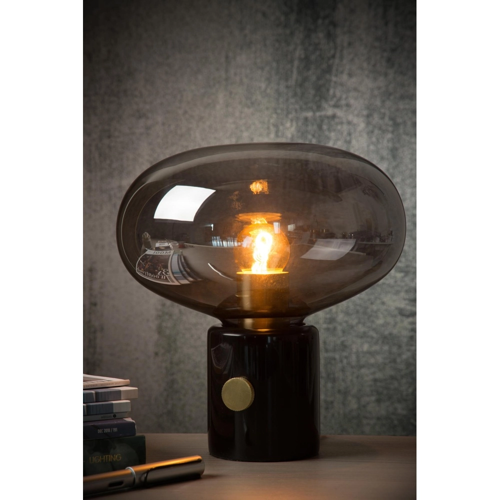 Lampe de table de conception Charlize Ø 23cm noir Lucide 5411212031006