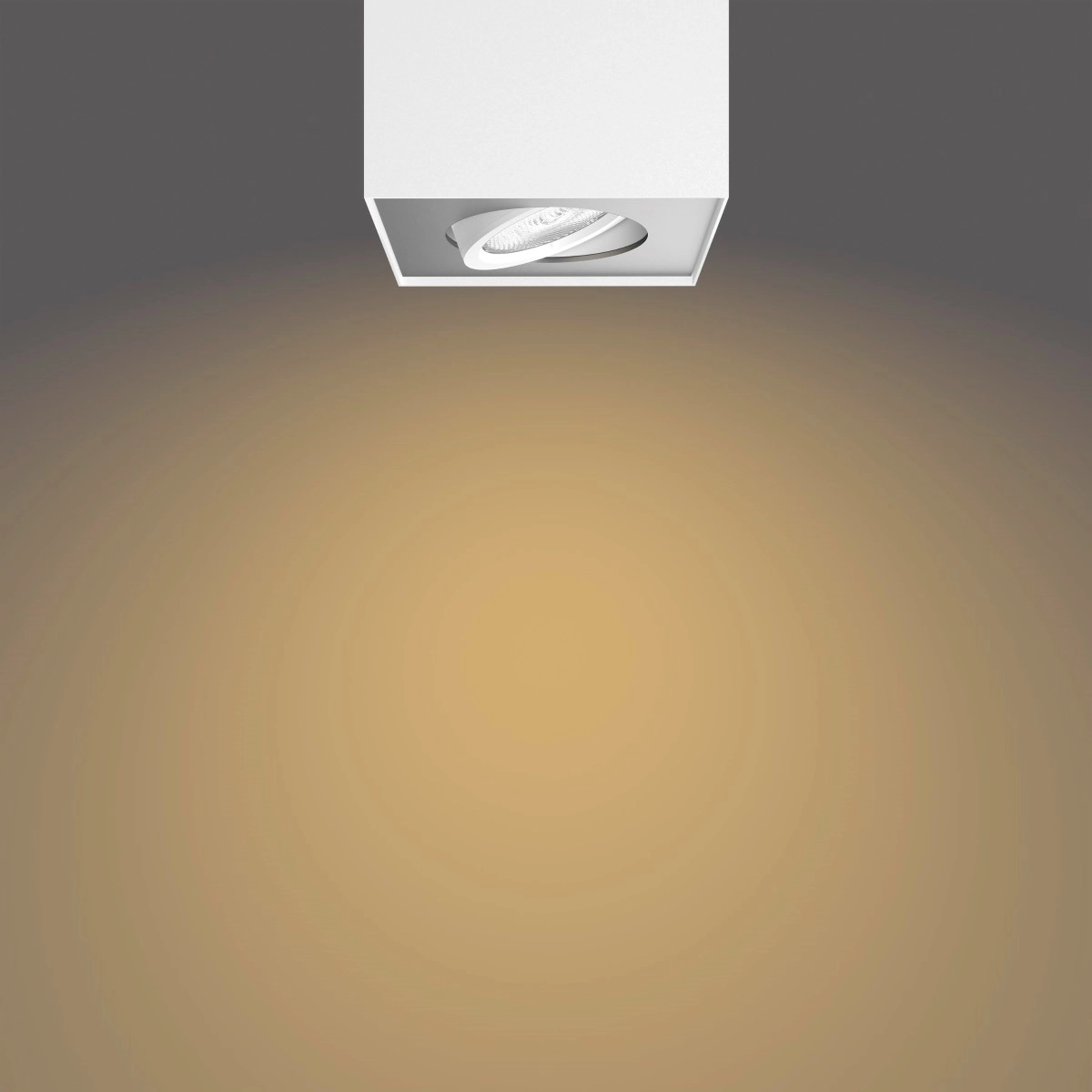 spot Box 4 lumières blanc Philips 8718696164549