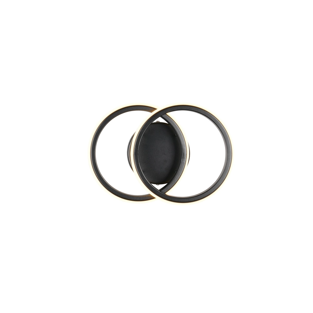Plafonnier noir Kasia  Conception ronde Trio 4017807653823
