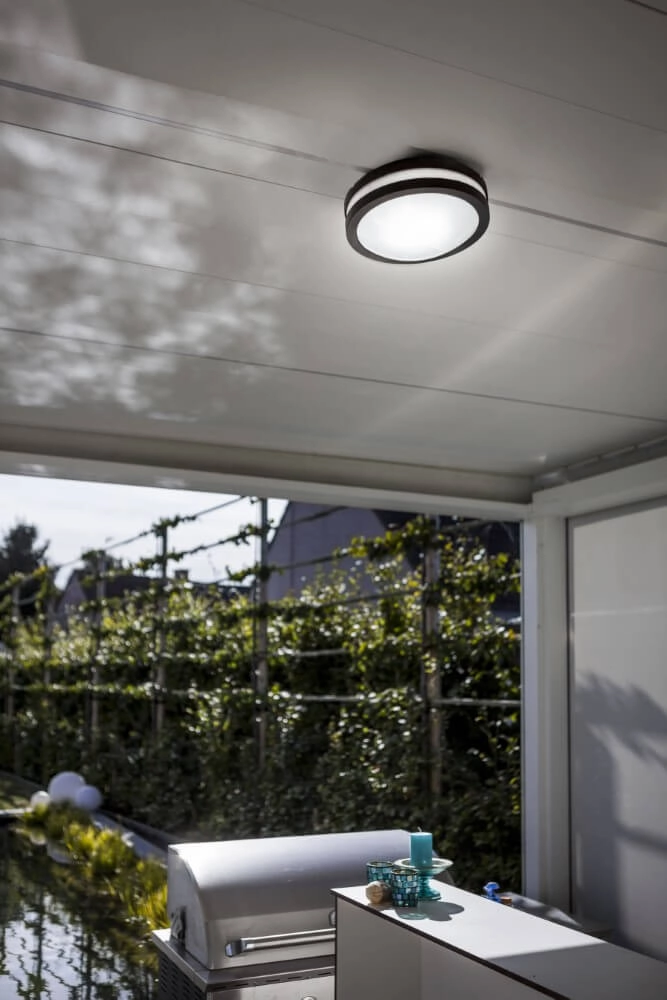 Applique ronde Titan anthracite Lutec 4250294306944