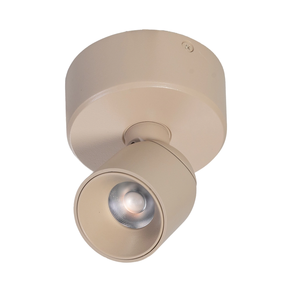 Projecteur unique monté en surface Dennis LED - Sable