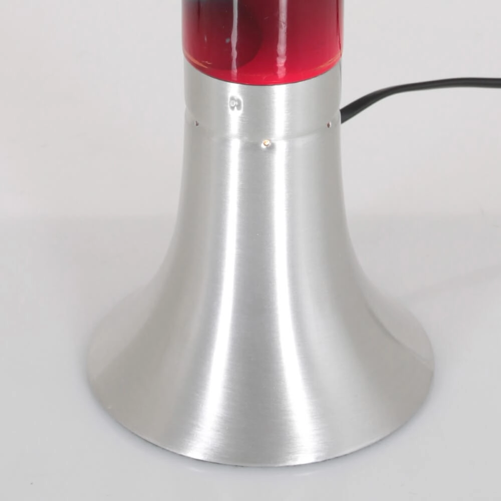 Lampe à lave en acier inoxydable Volcan cylindre Steinhauer 8712746147018