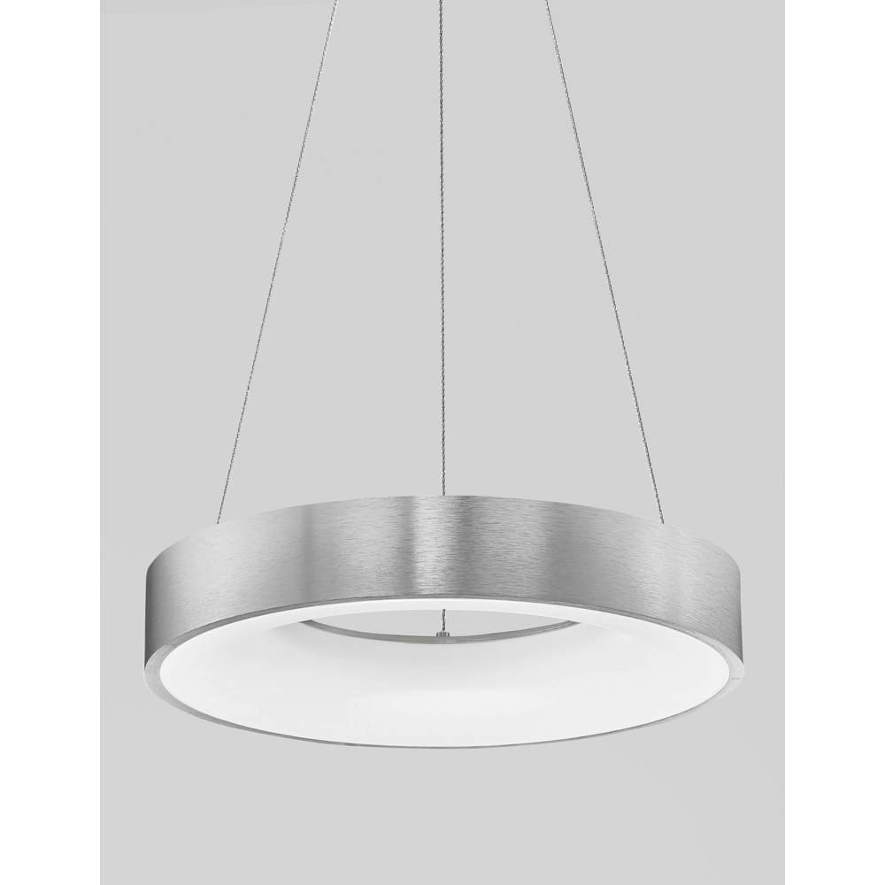 Suspension Rando Thin gris argenté Ø 38cm Lyora 5212017420183