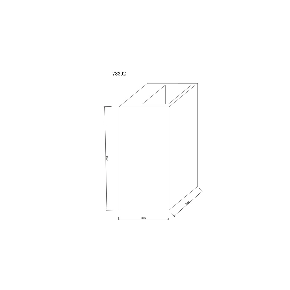 Lampe murale rectangulaire Rojas 6W Globo 9007371592678