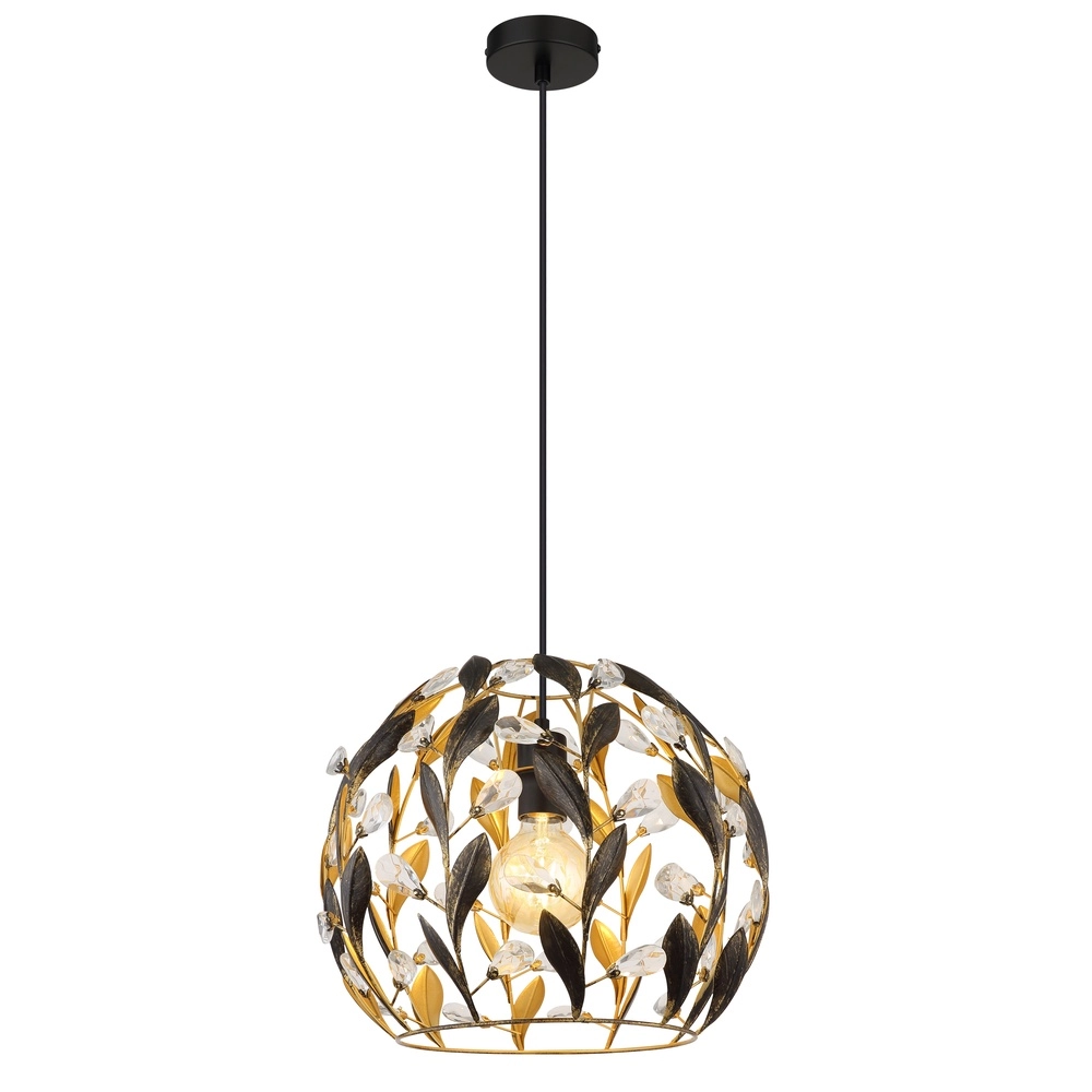Lampe pendante de campagne Mika Noir