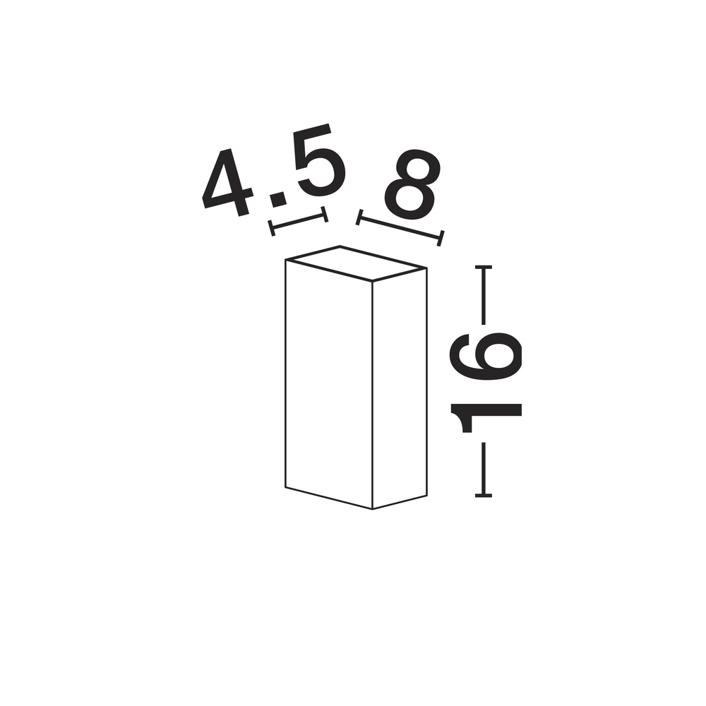 Spot mural épuré Orion blanc Lyora 5212017470485